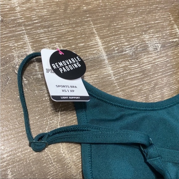 PINK Removable Padding Sports Bra Size XS NWT - Picture 5 of 7
